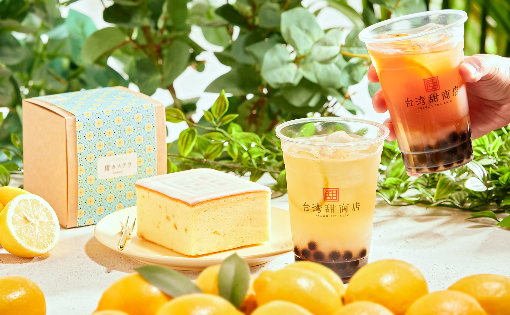 【台湾甜商店】大人気の台湾カステラに、夏にぴったりのレモンフレーバーが期間限定で登場。台湾産のレモンを使用した、爽やかなレモネードも同時発売！のサブ画像1