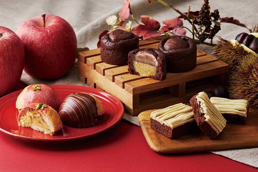 和栗やリンゴ、秋の味覚とショコラを組み合わせた新作がショコラ専門店「ベルアメール」より登場のサブ画像1