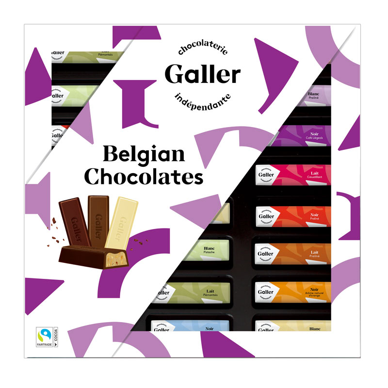 ベルギー王室御用達Galler（ガレー）チョコレート　人気のミニバー、2021-2022年パッケージで販売開始のサブ画像2