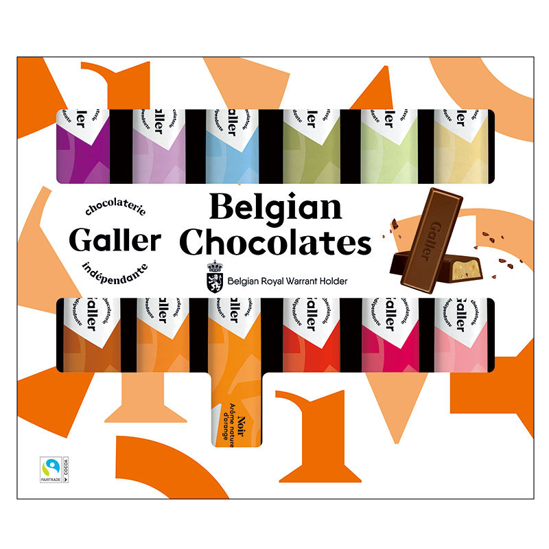 ベルギー王室御用達Galler（ガレー）チョコレート　人気のミニバー、2021-2022年パッケージで販売開始のサブ画像3