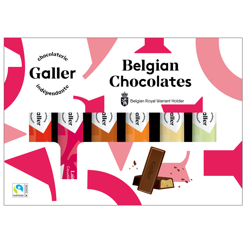 ベルギー王室御用達Galler（ガレー）チョコレート　人気のミニバー、2021-2022年パッケージで販売開始のサブ画像4