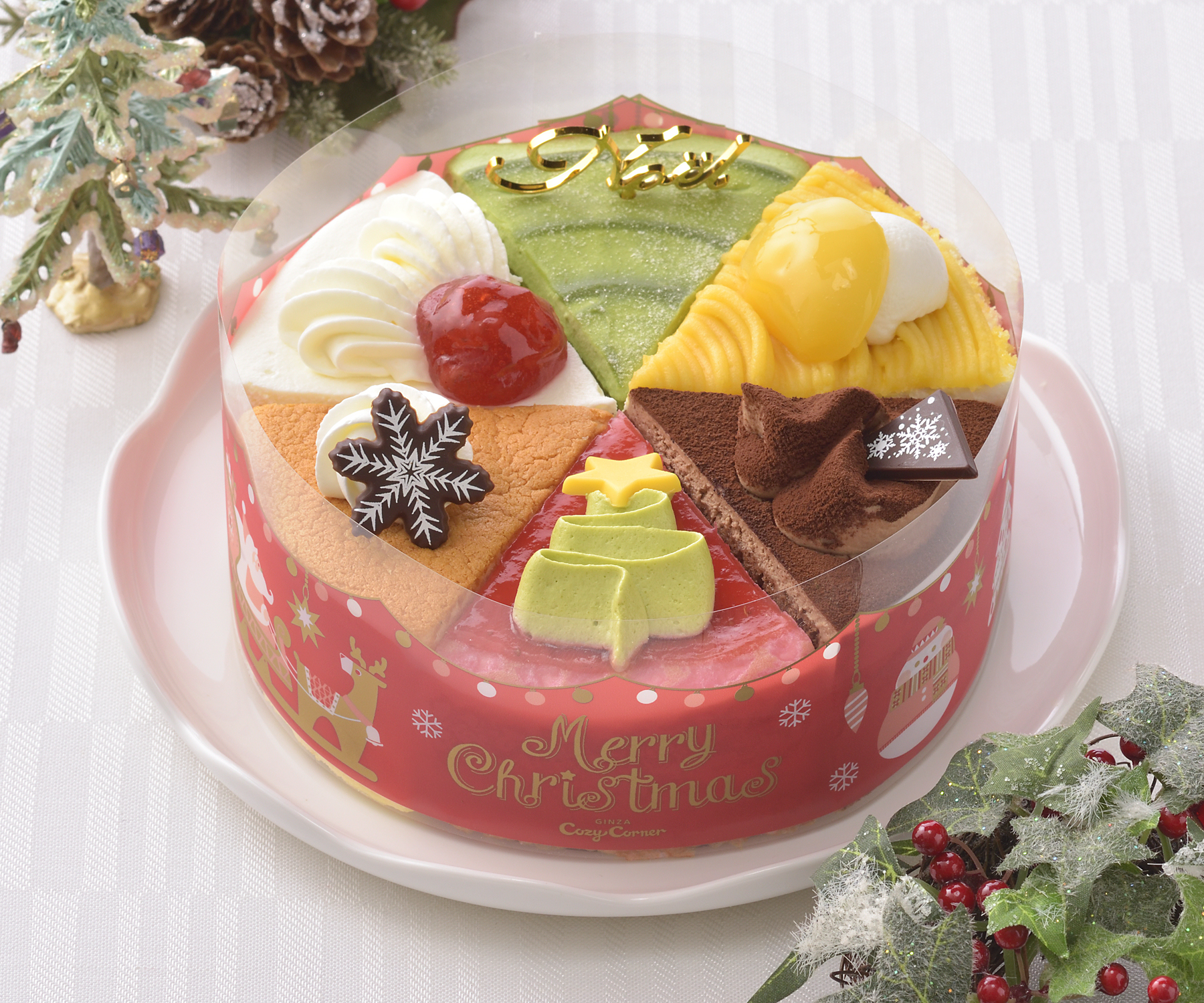 【銀座コージーコーナー】クリスマスケーキの予約受付を10月1日よりスタート！今年いちばんワクワクしよう！バラエティ豊かにご用意しました。のサブ画像11_6つのクリスマスアソート