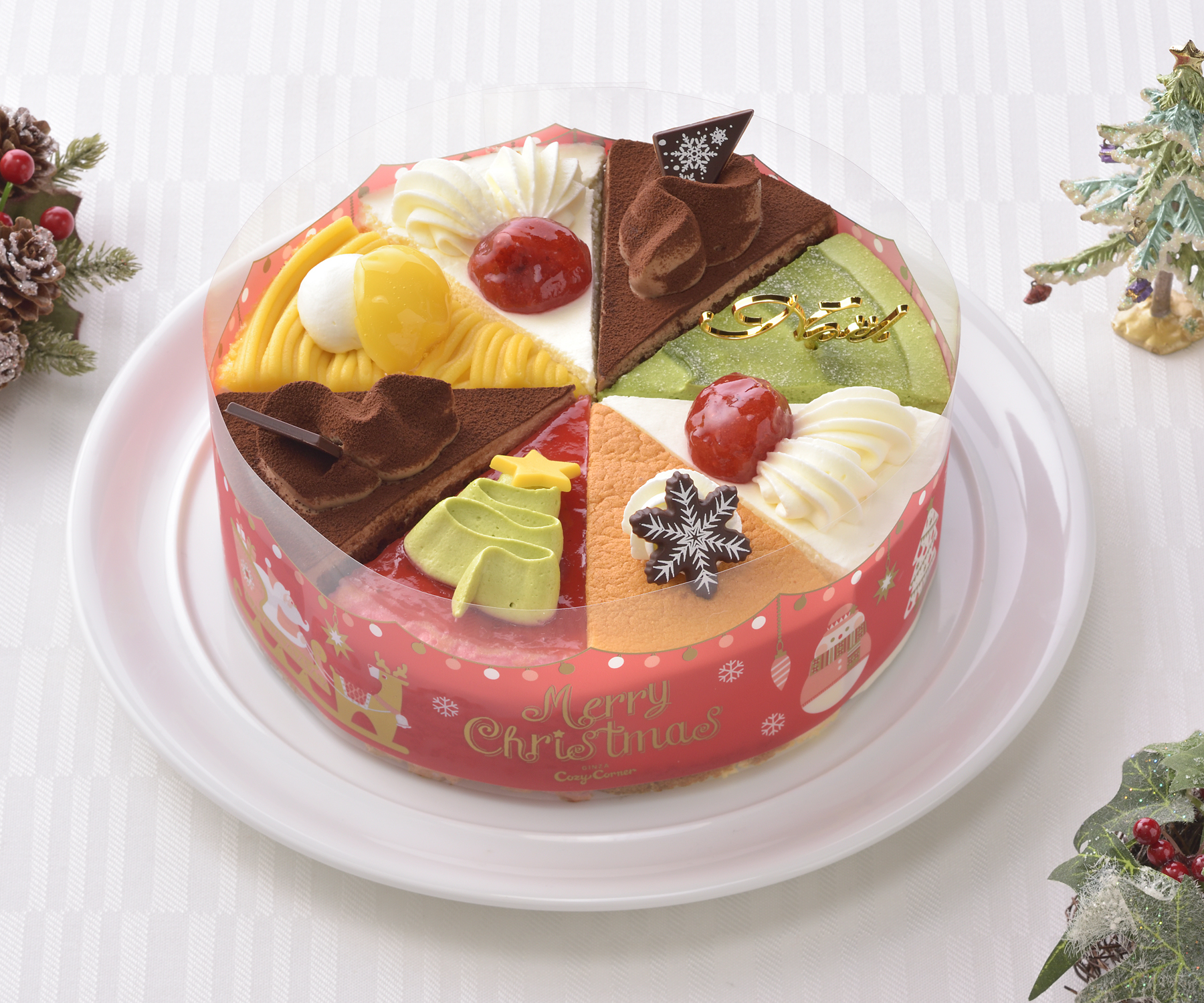 【銀座コージーコーナー】クリスマスケーキの予約受付を10月1日よりスタート！今年いちばんワクワクしよう！バラエティ豊かにご用意しました。のサブ画像12_8つのクリスマスアソート