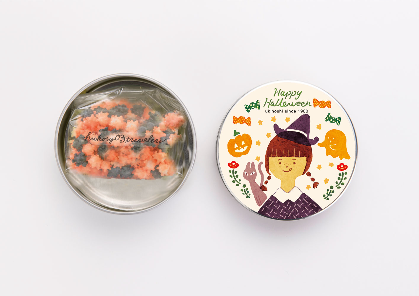 もうすぐハロウィン。進化し続ける新潟の伝統菓子「浮き星」に「かぼちゃ味」が登場のサブ画像6_浮き星　缶タイプ　かぼちゃベース