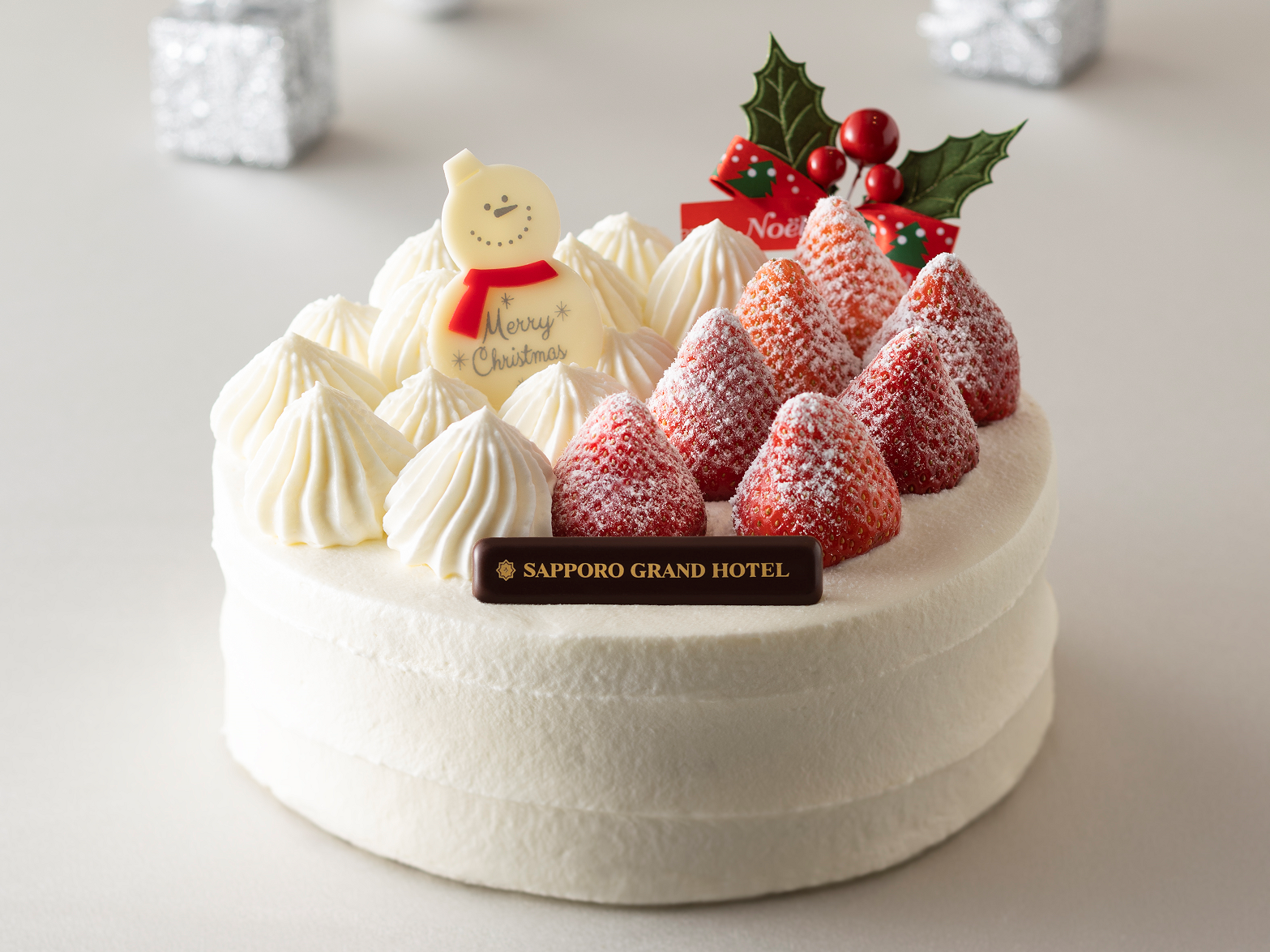 【札幌グランドホテル】大切な方と過ごす特別なひとときに「クリスマスケーキ」予約開始　2021年10月16日（土）よりのサブ画像2_クリスマスデコレーションケーキ