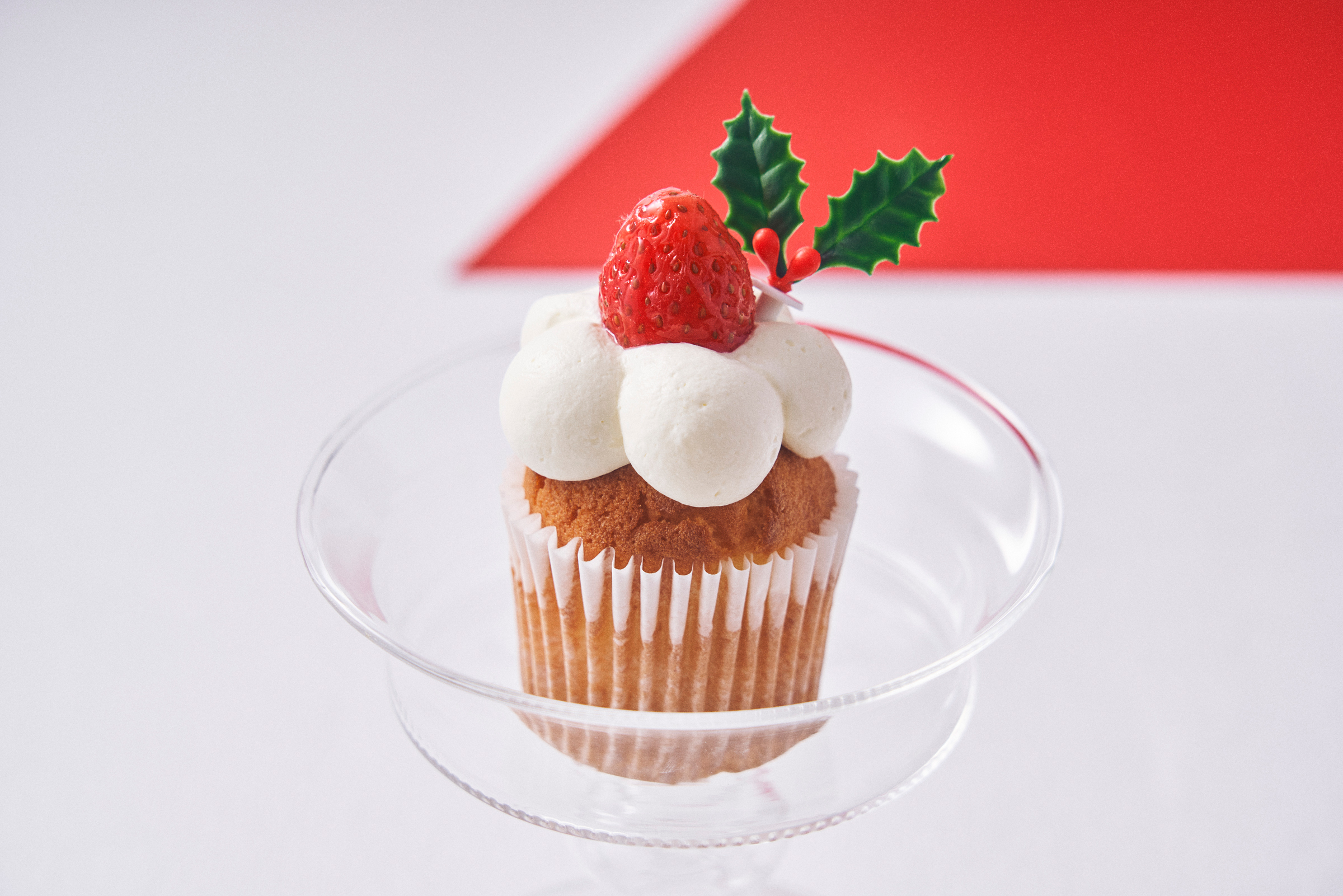 一人一人いろいろ選べるカップケーキアソート「クリスマスBOX」ユニークなクリスマスデコレーションケーキ「苺のショートケーキ」10/30（土）オンライン予約 受付開始のサブ画像7_苺のショートケーキ
