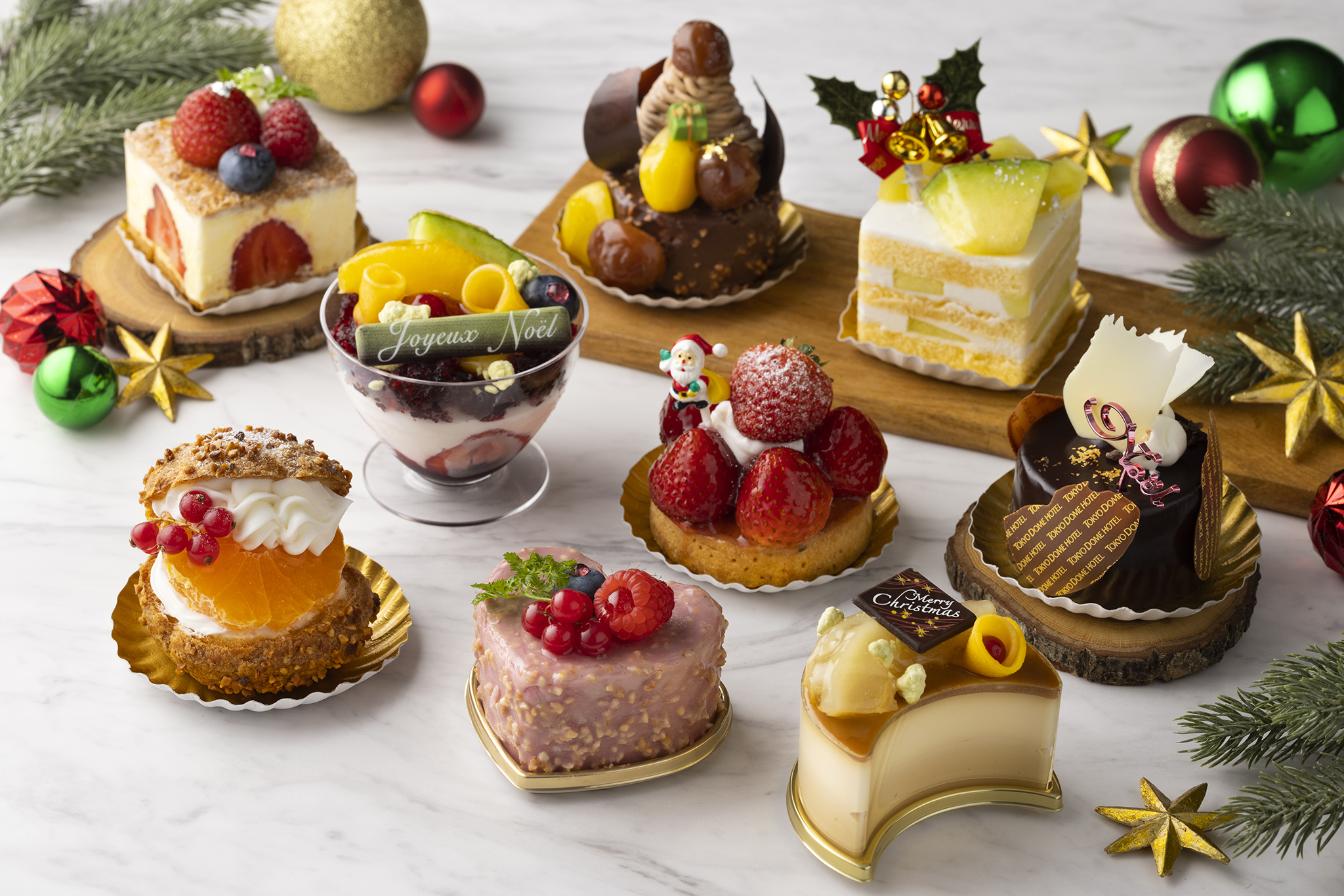 東京ドームホテルのクリスマスケーキ2021～楽しさがつまったシェアするケーキBOX～のサブ画像2_9種のスペシャルクリスマスBOX