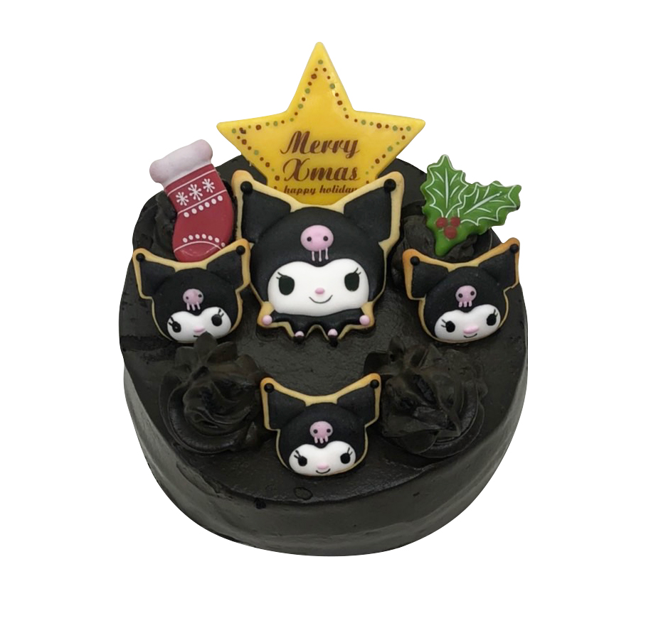 「Hello Kitty Japanダイバーシティ東京  プラザ店」のクリスマス！限定発売 ここだけの「クロミのクリスマスケーキ」予約受付のサブ画像3_▲飾り付け例