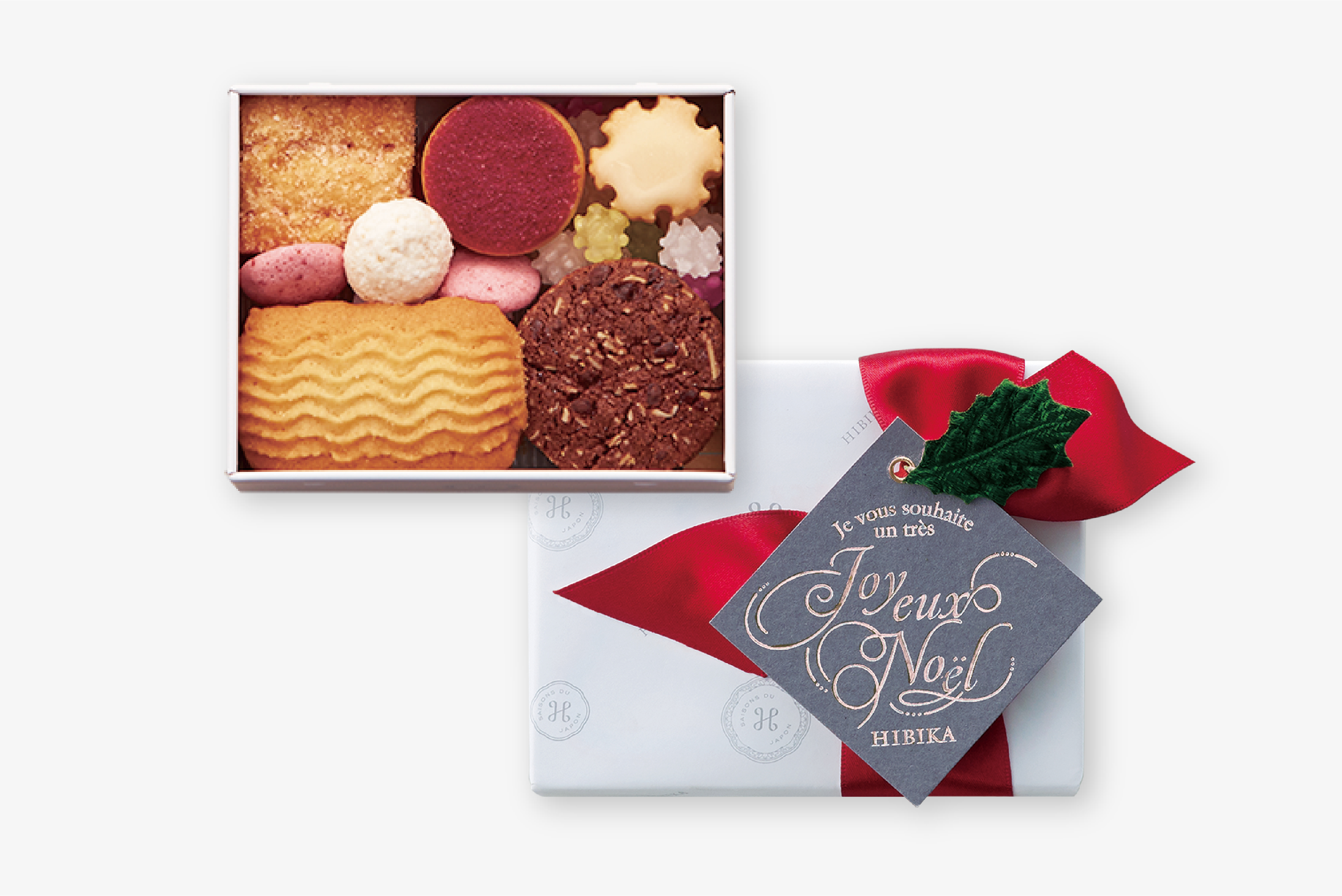 四季菓子の店 HIBIKA（ひびか）では、 12月1日（水）よりクリスマス限定ラッピングをご用意しております。のサブ画像2