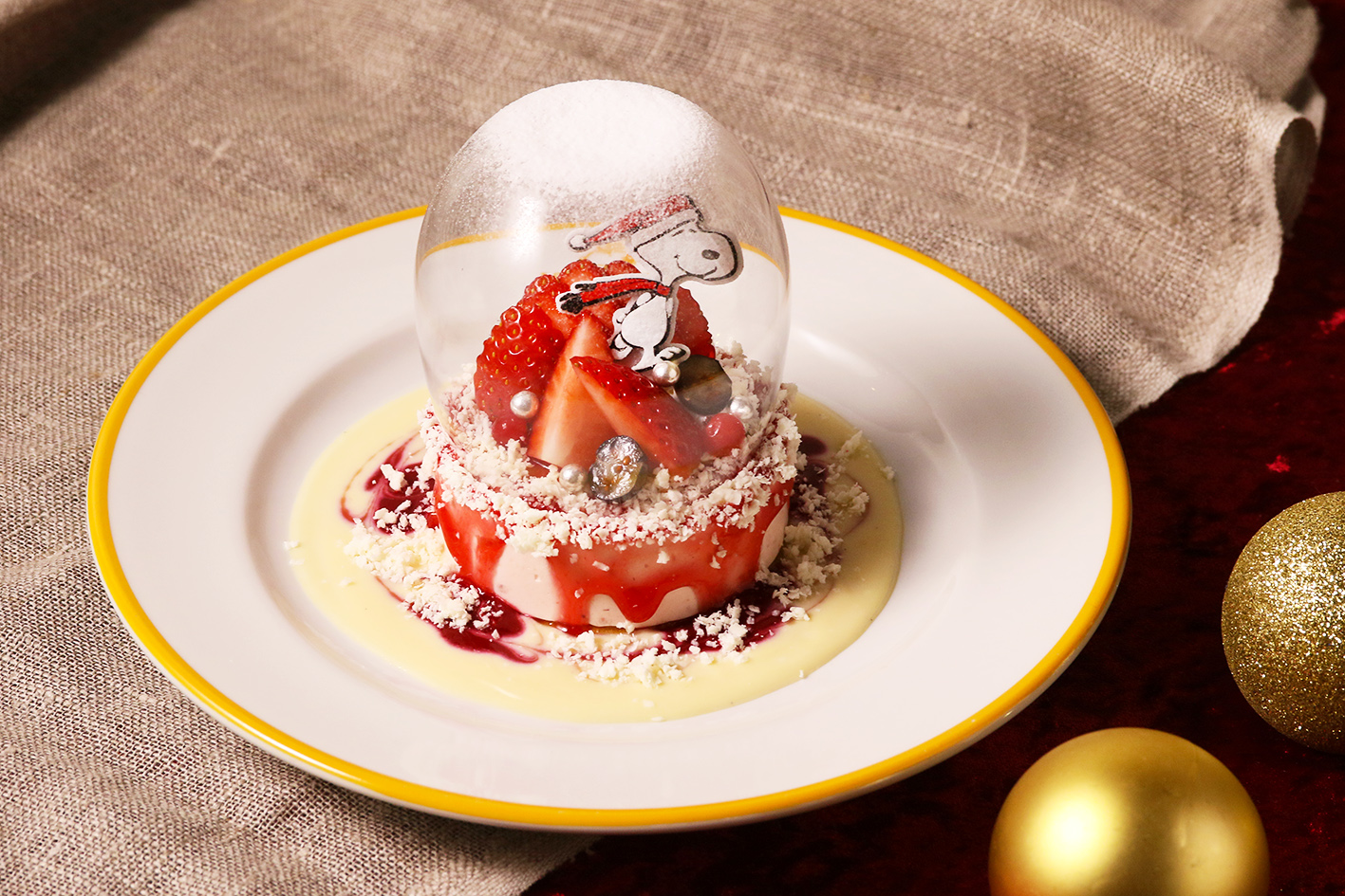 地元神戸の食材を使った贅沢クリスマスコースが「PEANUTS DINER 神戸」に登場！のサブ画像3
