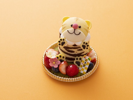 【お正月3日間限定】2022年の干支“寅”と門松をイメージしたケーキを販売のサブ画像2