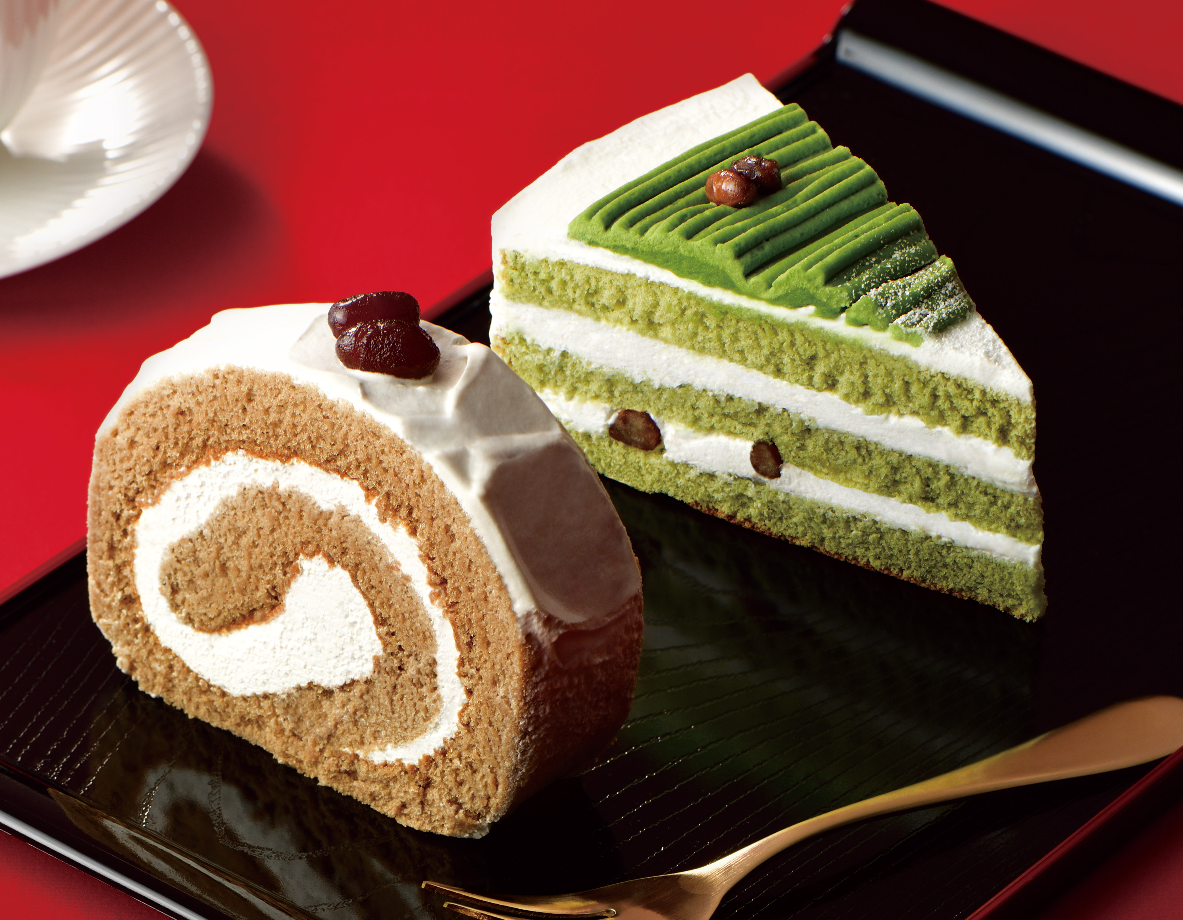 【カフェ・ド・クリエ】お正月シーズンにおすすめのほうじ茶ロールケーキが12月22日に登場！のサブ画像1