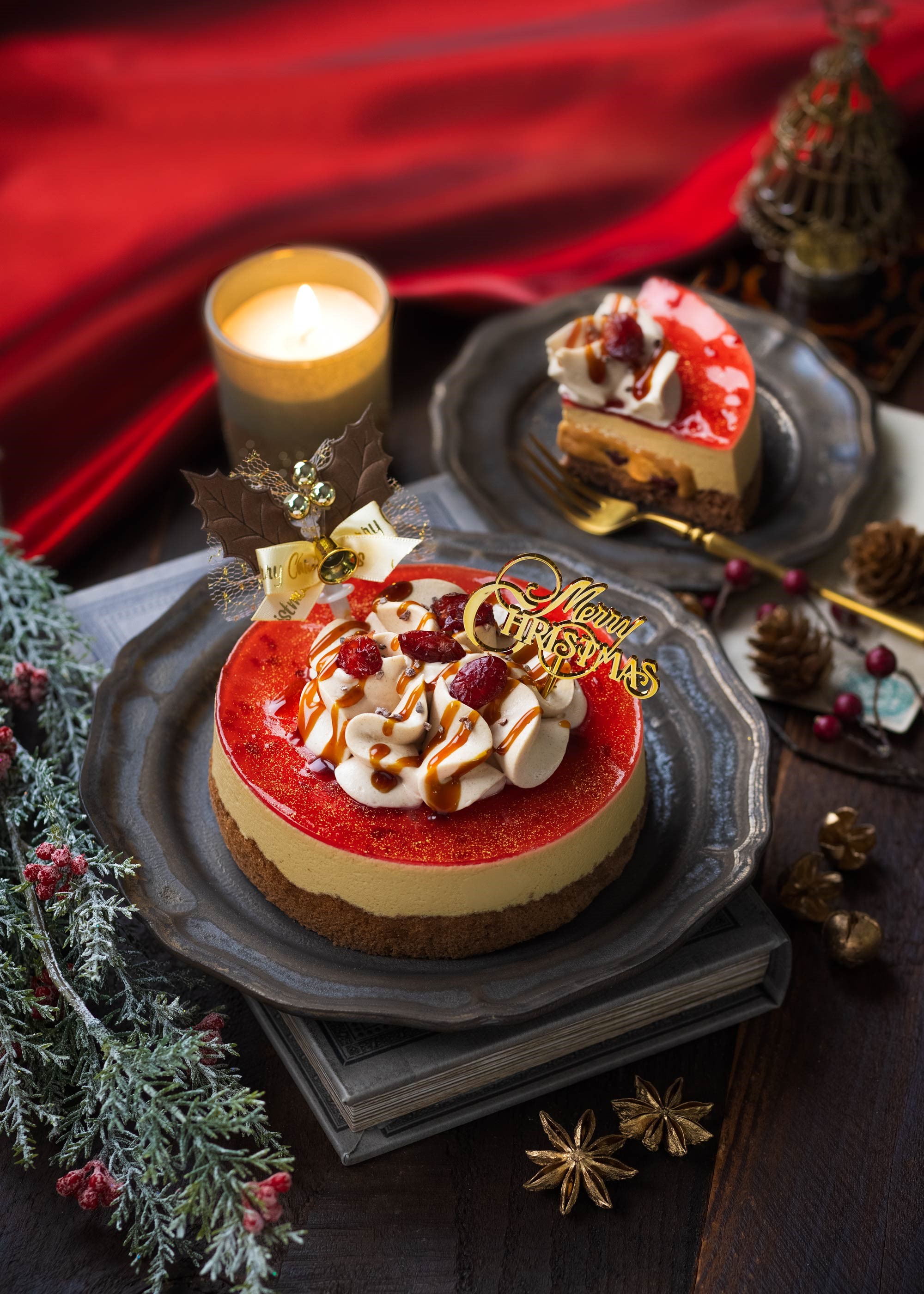 “キャラメルと果実”のビタースイーツ専門店が贈る聖夜を彩るクリスマス限定ケーキのサブ画像1_プレミアムボーラーハット　直径12cm　2,160円（税込）
