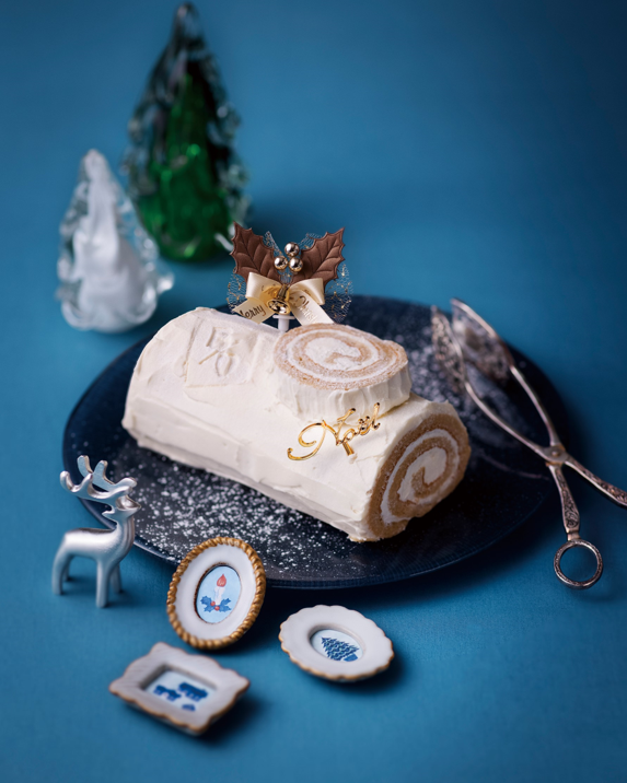2021年誕生の“発酵バター×はちみつの芳醇スイーツ“専門店よりブランド初のクリスマスケーキを数量限定で販売いたします！のサブ画像1_ブッシュドノエル・バター　長さ約16cm　2,376円（税込）