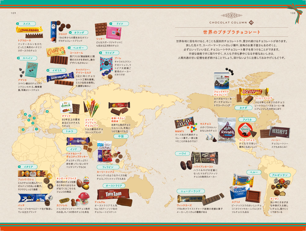 東京の＜本気チョコレート＞について語り尽くす、濃厚な1冊 『ショコラ本』を12月17日に発売のサブ画像8_＜「世界のプチプラチョコレート」＞