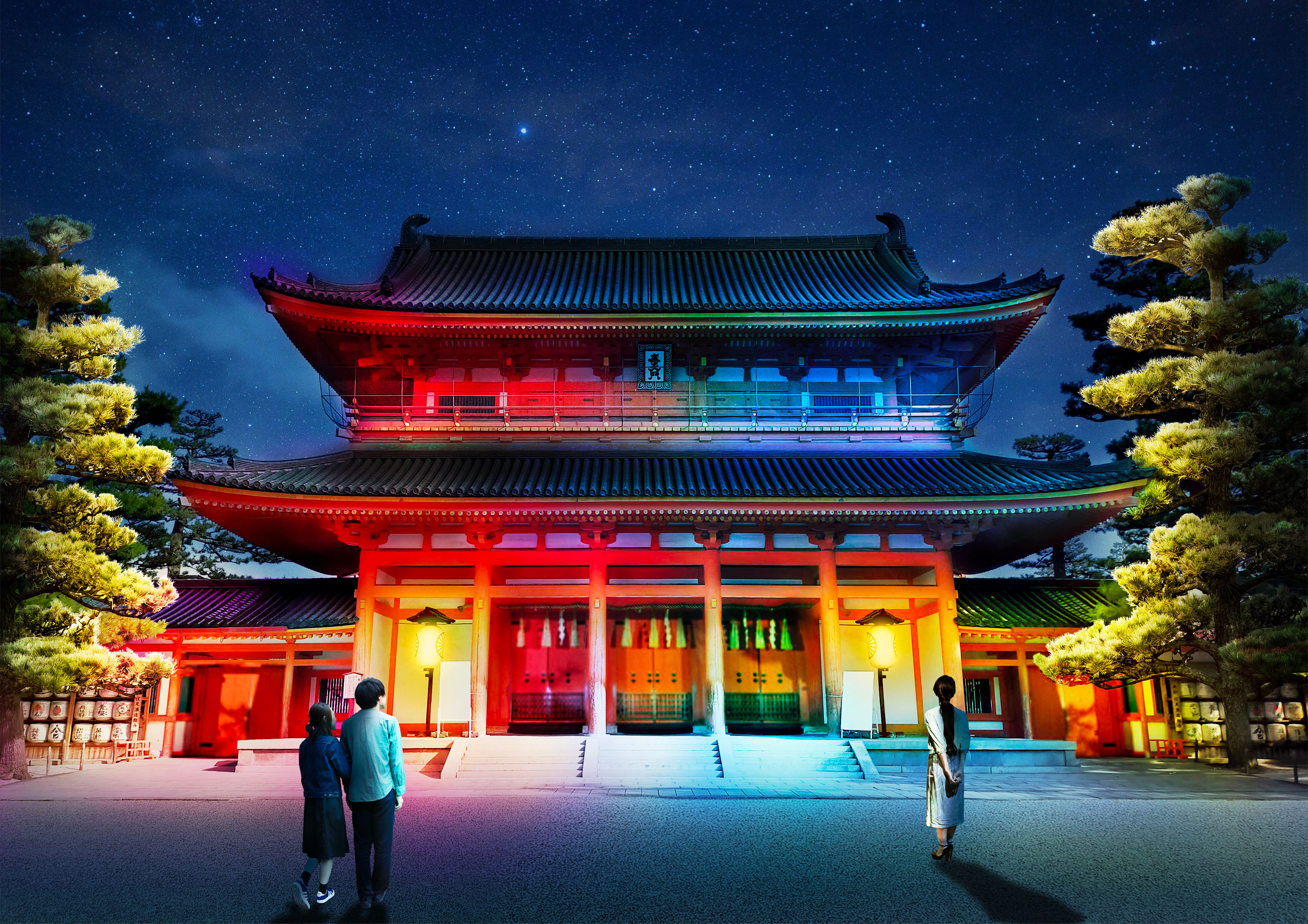 NAKED×平安神宮会館コラボのハイティーや特別ディナーコース付の夜間参拝のサブ画像5