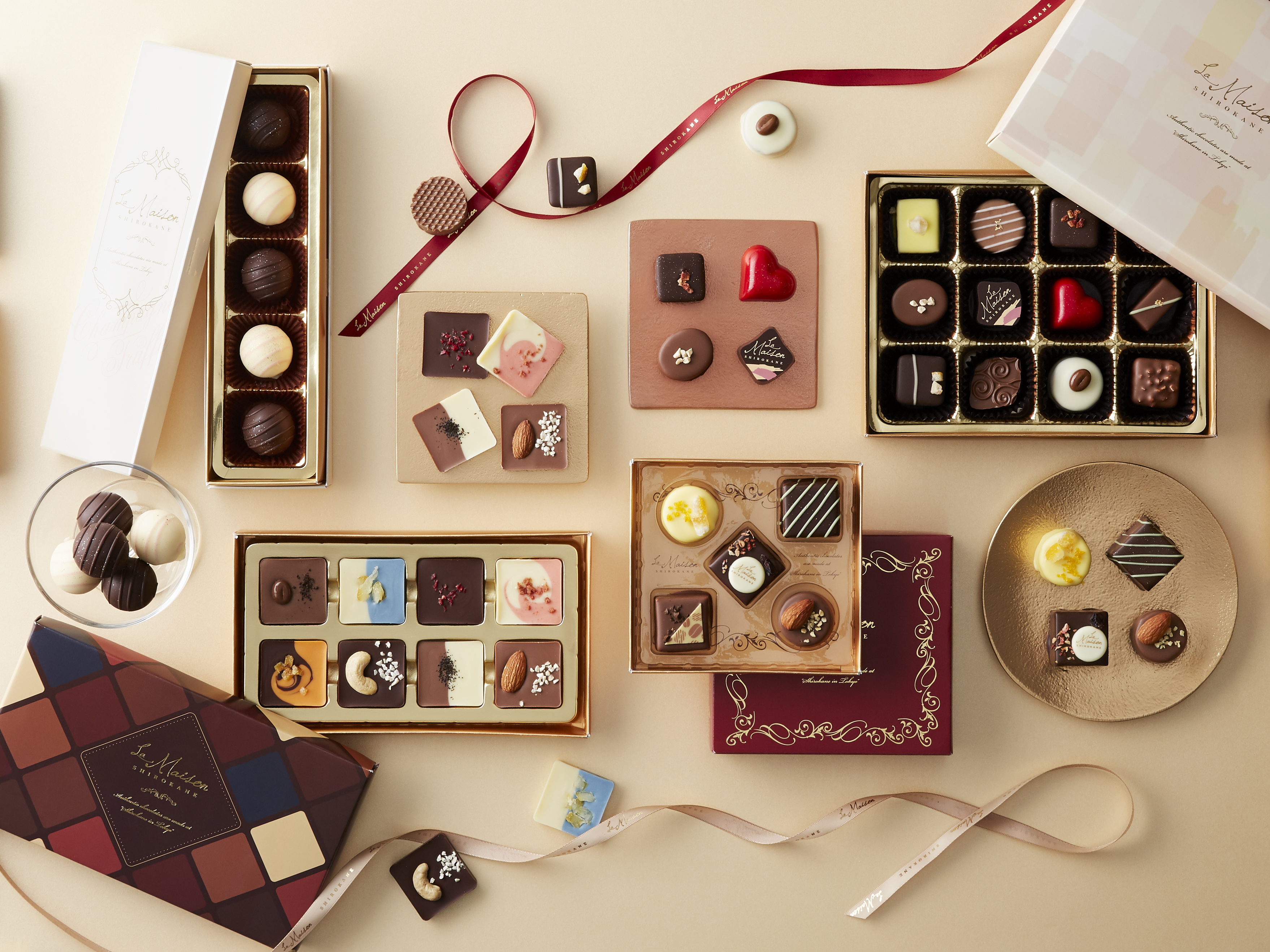 華やかなショコラで彩るバレンタイン！東京・白金の洋菓子ブランド「ラ・メゾン白金」のショコラコレクション2022のサブ画像1