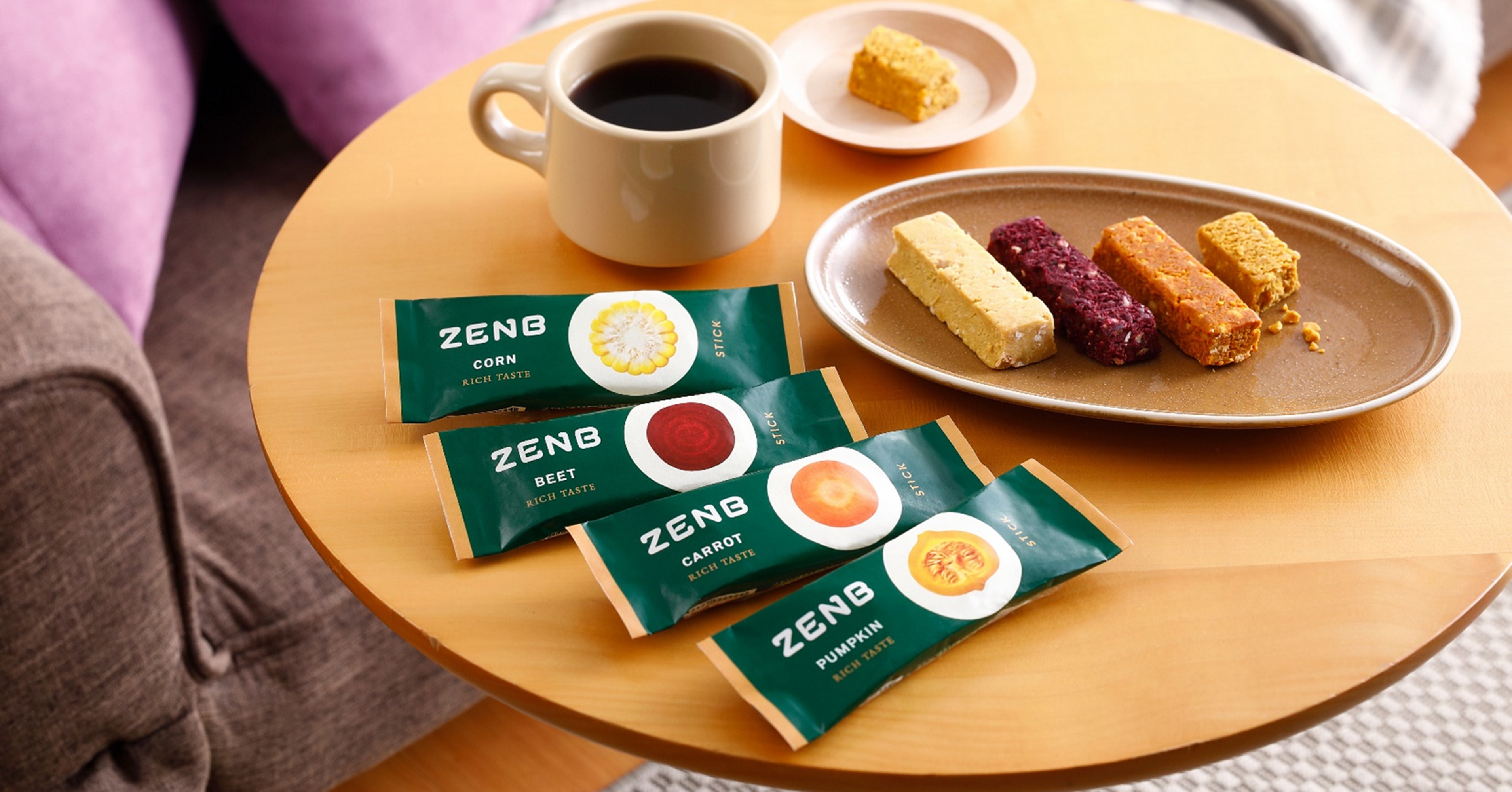 濃厚な味わいのまるごと野菜スイーツ「ZENB STICK リッチテイスト」新発売のサブ画像1
