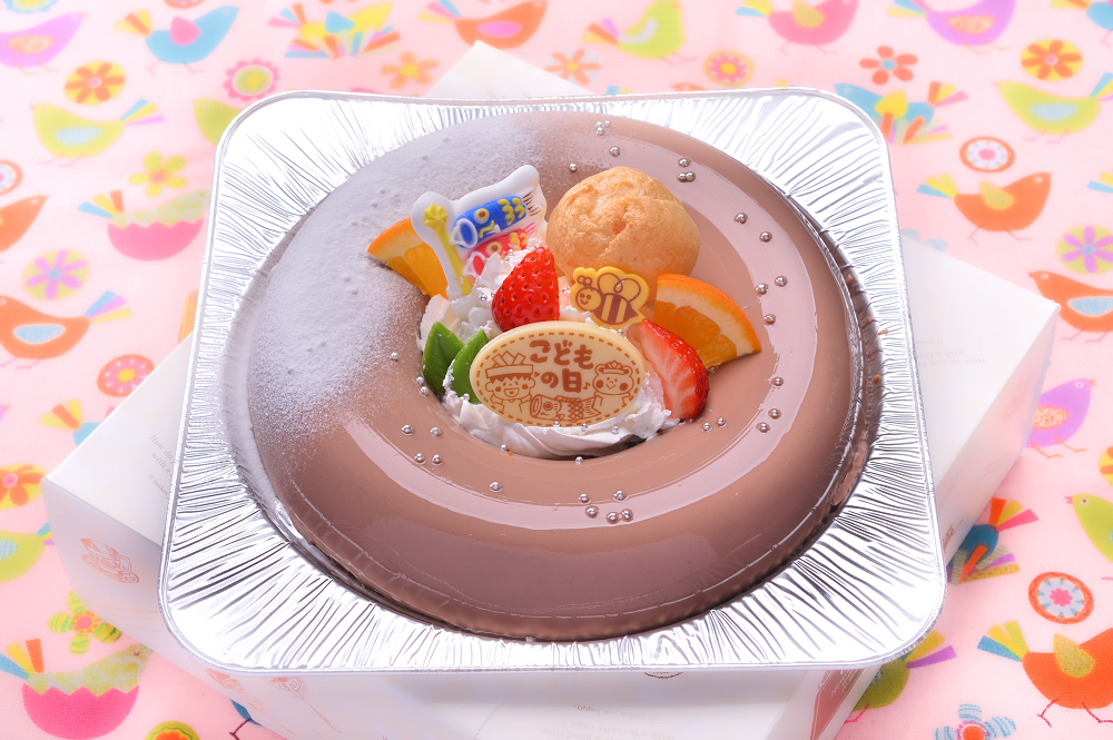 【北海道／室蘭】室蘭プリンスホテル特製ババロアが5月イベントに登場！のサブ画像1_こどもの日用チョコ味ババロア