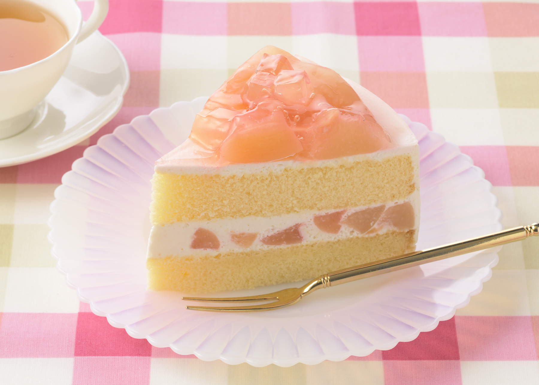 【銀座コージーコーナー】とろける食感がたまらない白桃スイーツが登場！華やかなケーキとパルフェで春気分を満喫のサブ画像2