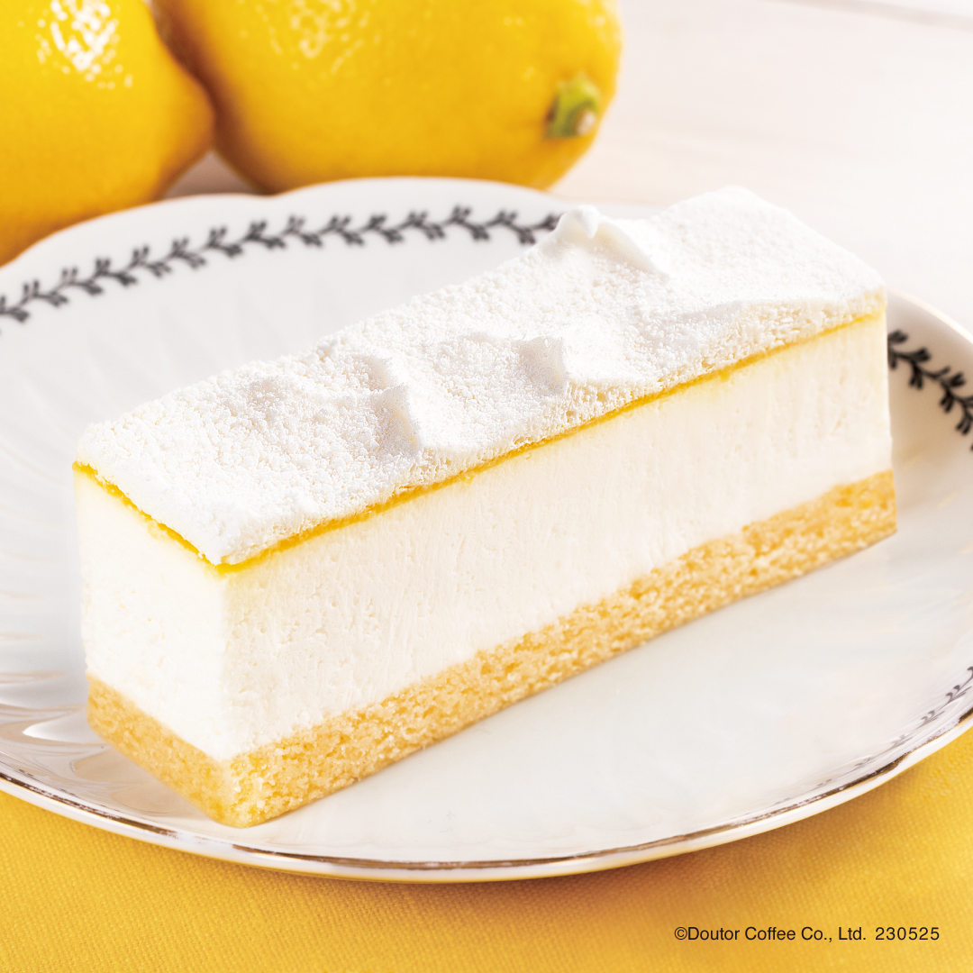 暑い季節に爽やかなデザートを「レアチーズケーキ～レモンソース仕立て～」ドトールコーヒーショップで5月25日(木)より発売のサブ画像1