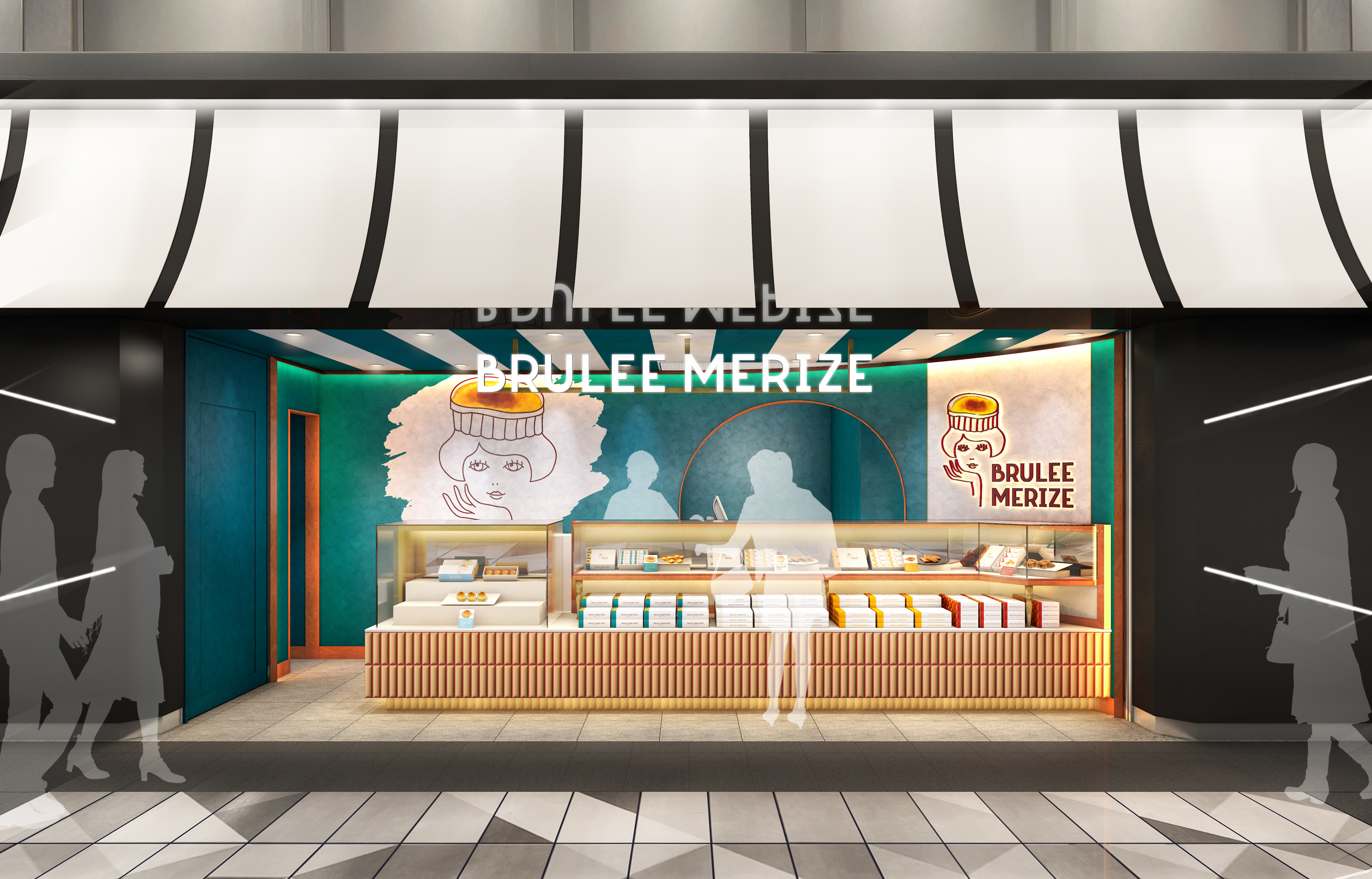 ブリュレスイーツ専門店の新ブランド『ブリュレメリゼ』から生ブリュレケーキが登場！全国初となる1号店がJR東京駅に7月21日(金)いよいよOPENのサブ画像9_※店舗デザインは変更になる場合があります。