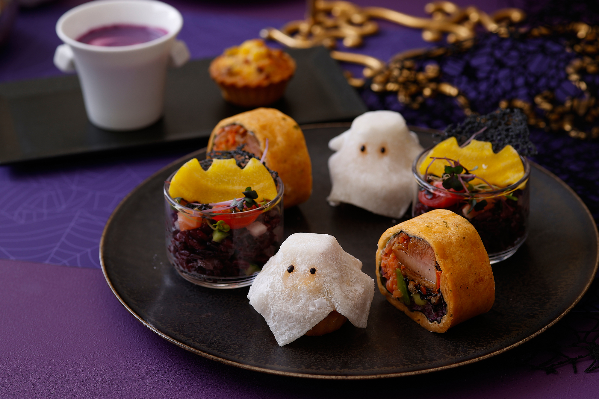 魅惑のハロウィンアフタヌーンティー～秋の味覚の饗宴～のサブ画像4_秋の食材を取り入れハロウィンを表現したセイボリー