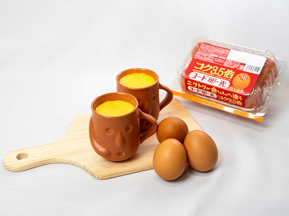 日本初※のブランド卵「ヨード卵・光」×大阪堺名物「はにわぷりん」コラボ！『コク3.5倍のたまご「ヨード卵・光」の贅沢とろ生プリン』発売日を延期してでもこだわり続けた一品、満を持して数量限定発売！のサブ画像1