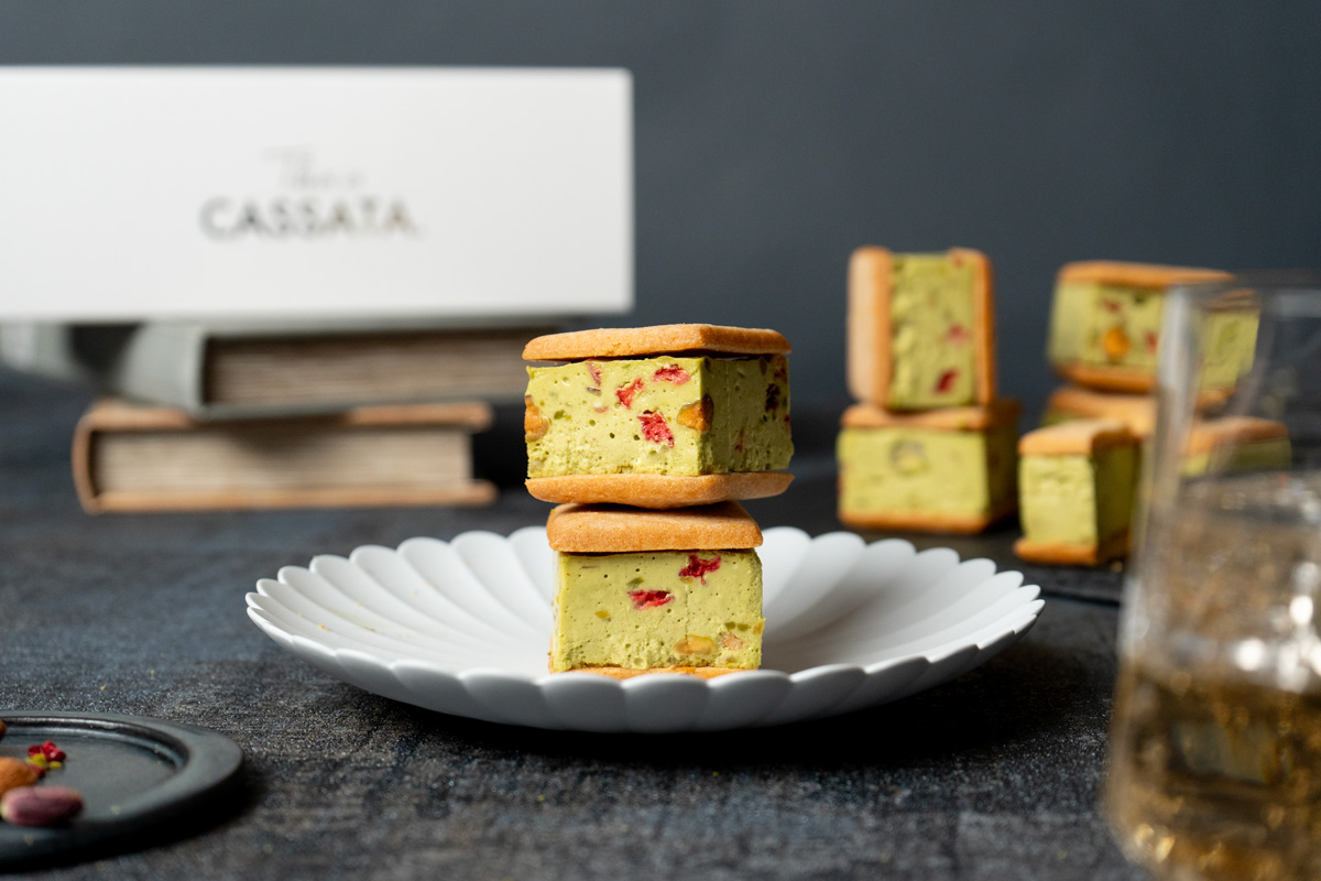 【新発売】イタリアンチーズケーキ“カッサータ”専門店 This is CASSATA. からピスタチオのカッサータサンド「CASSATA Sand pistachio」 が本日発売！のサブ画像1