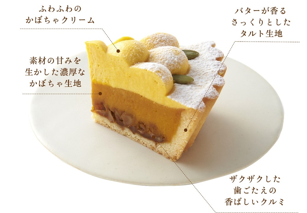 北海道産「くりりんかぼちゃ」を使った限定タルト　モロゾフオンラインショップで発売！のサブ画像2