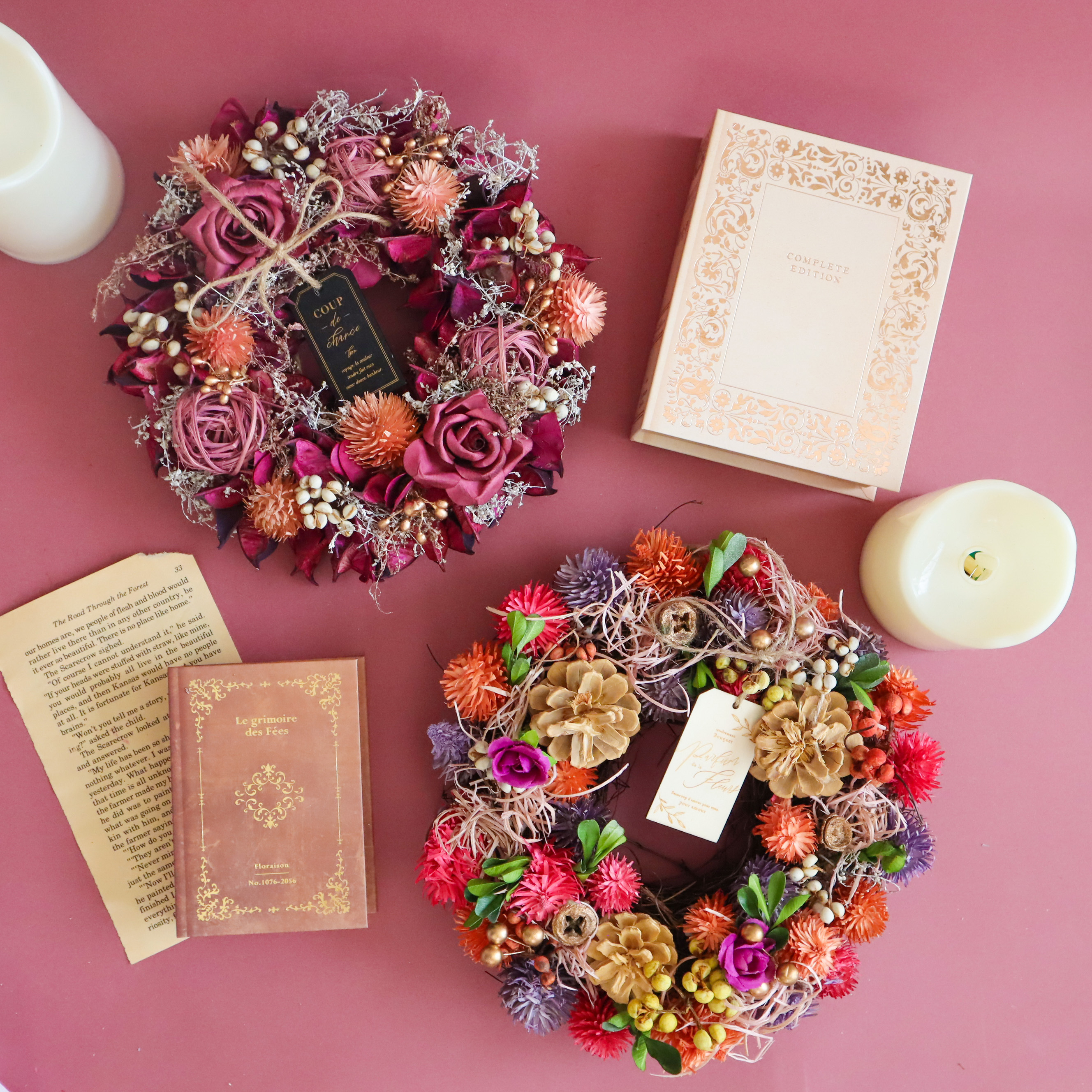 お花屋さんが作る、秋を彩る”コスモス”カラーをイメージした季節限定の新作チョコレートを2023年9月11日(月)より発売開始いたします。のサブ画像7_毎年完売のオータムリース