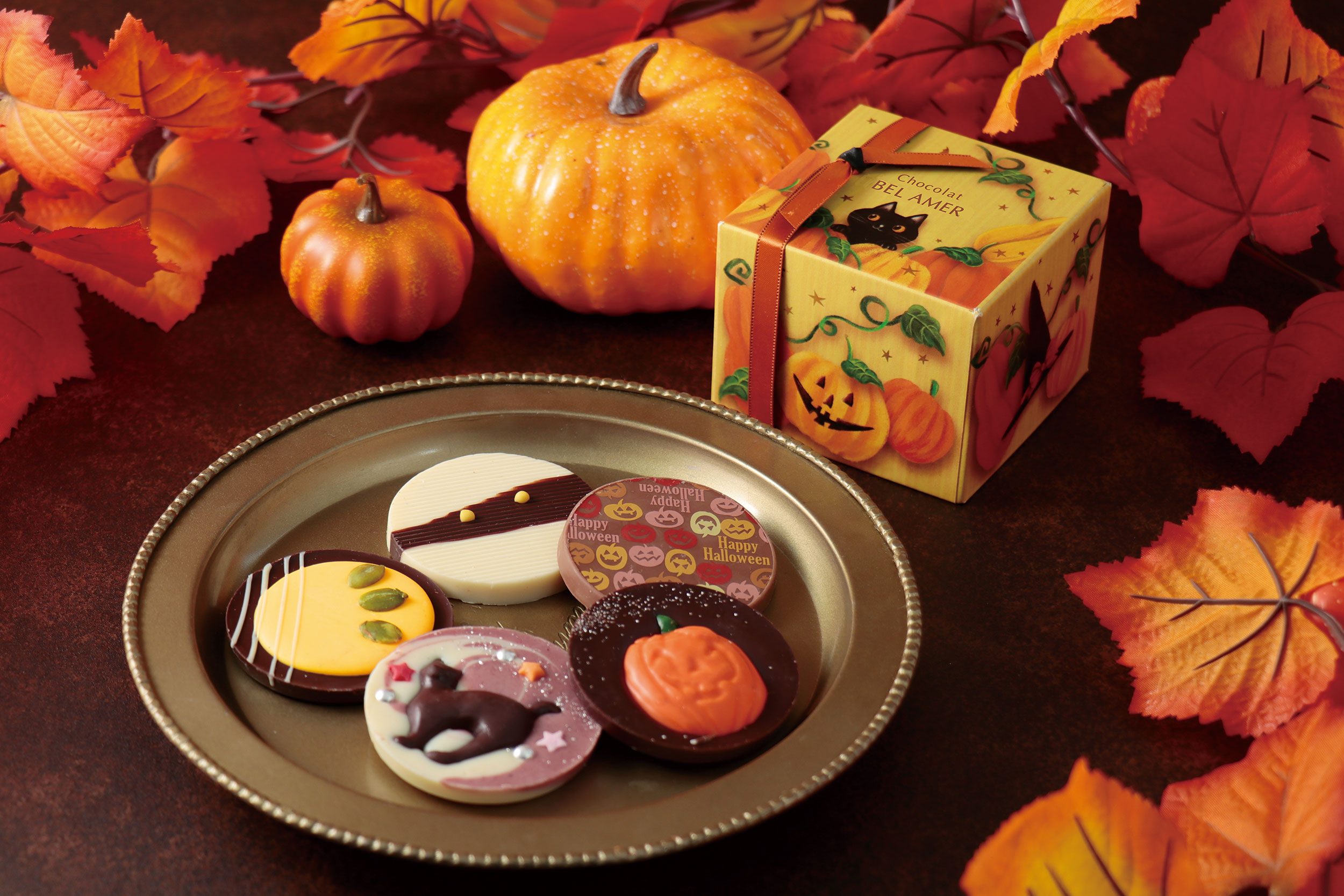 ハロウィンの人気者が勢ぞろい！かぼちゃを主役に秋の味覚をおいしく、かわいく仕上げた期間限定コレクションがショコラ専門店「ベルアメール」より登場しますのサブ画像2