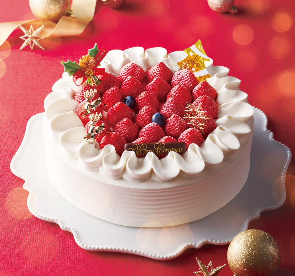 【アンテノール クリスマスケーキ】 新作は輝く苺のスペシャルデコレーション。全て食べられるお菓子の家など8種類のケーキからお選びいただけます。のサブ画像5