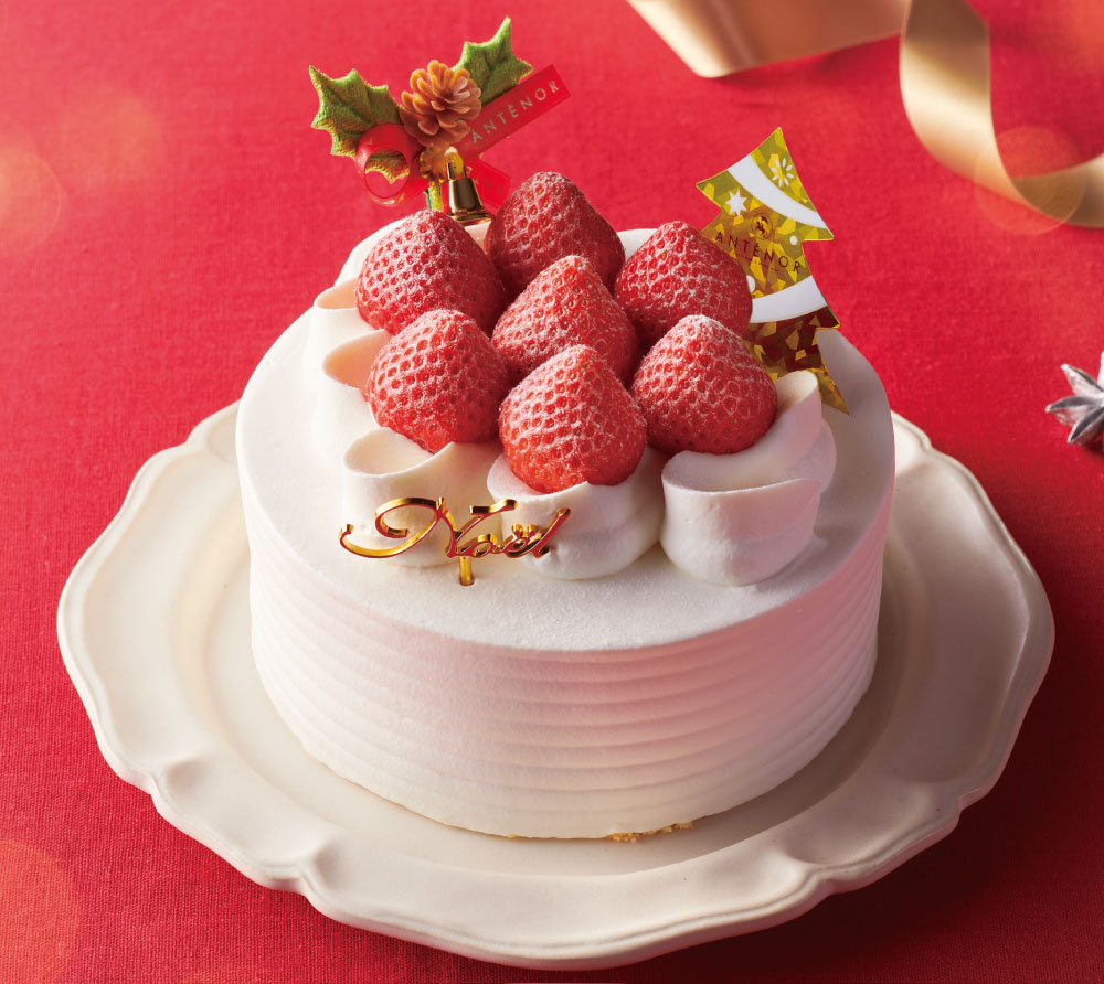 【アンテノール クリスマスケーキ】 新作は輝く苺のスペシャルデコレーション。全て食べられるお菓子の家など8種類のケーキからお選びいただけます。のサブ画像6