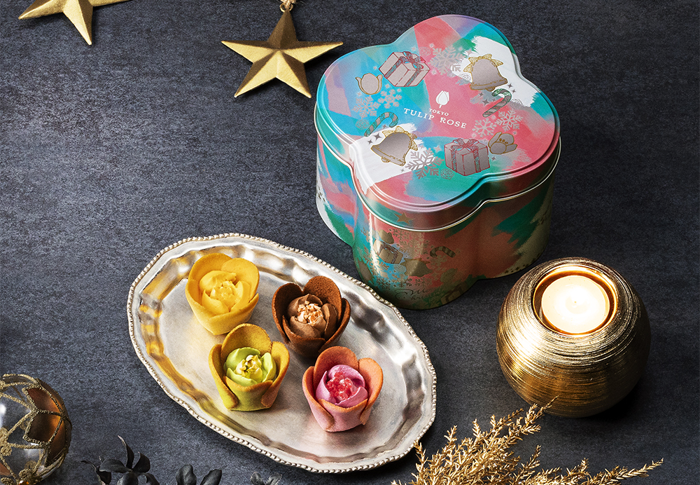 お花スイーツがあふれるクリスマスツリーに、きらめくイルミネーション缶！『TOKYOチューリップローズ』のクリスマスギフトが登場のサブ画像4