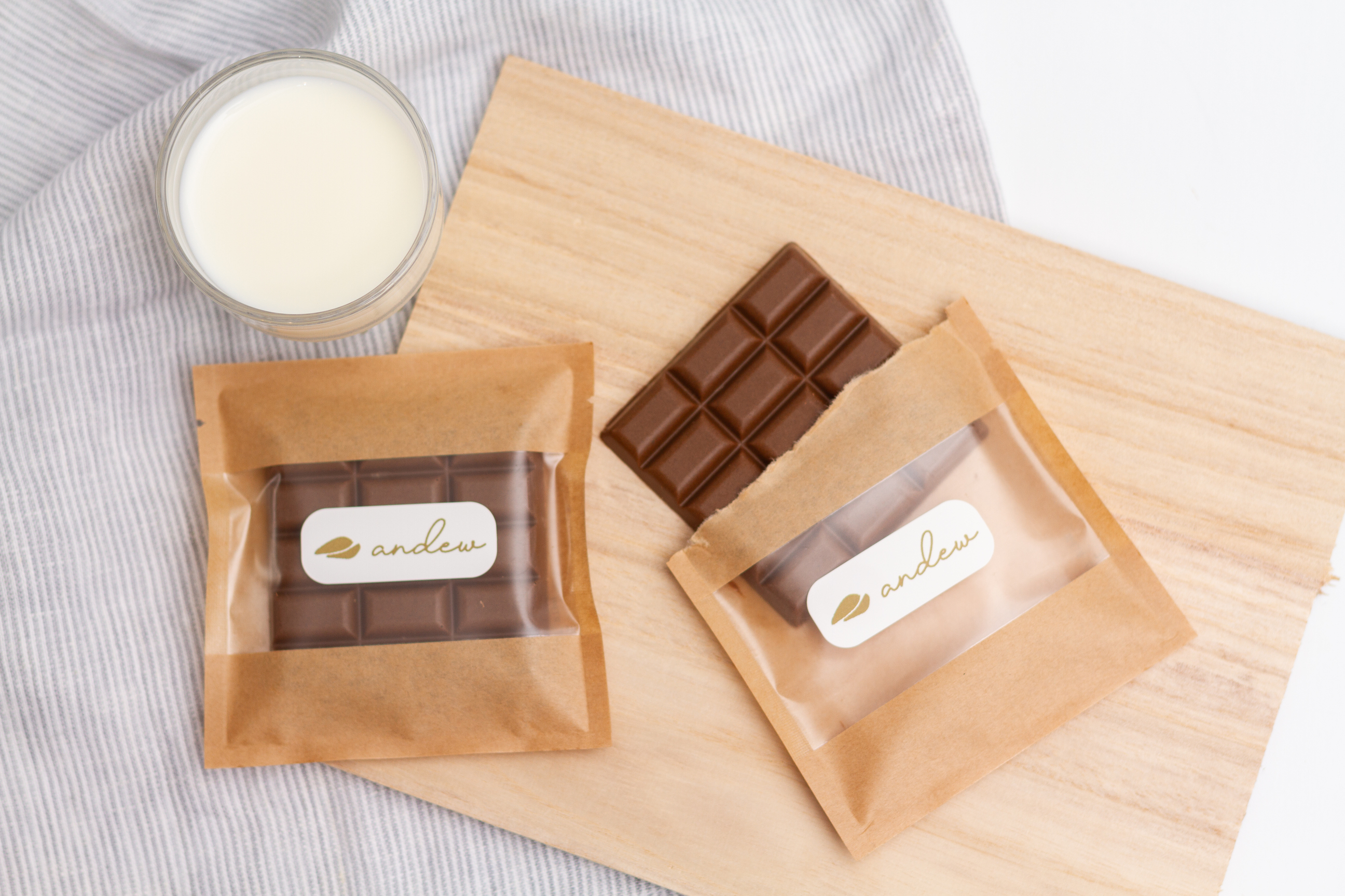 「世界一やさしいチョコレート」から、11月23日（木）に新作の「andewタブレット（ミルク）」が発売！のサブ画像1