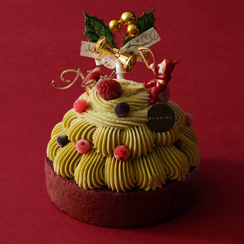家族で囲む、味わう。ルタオ新作アイスケーキが登場　クリスマスケーキ「サパンドピスターシュノエル」のサブ画像1_サパンドピスターシュノエル
