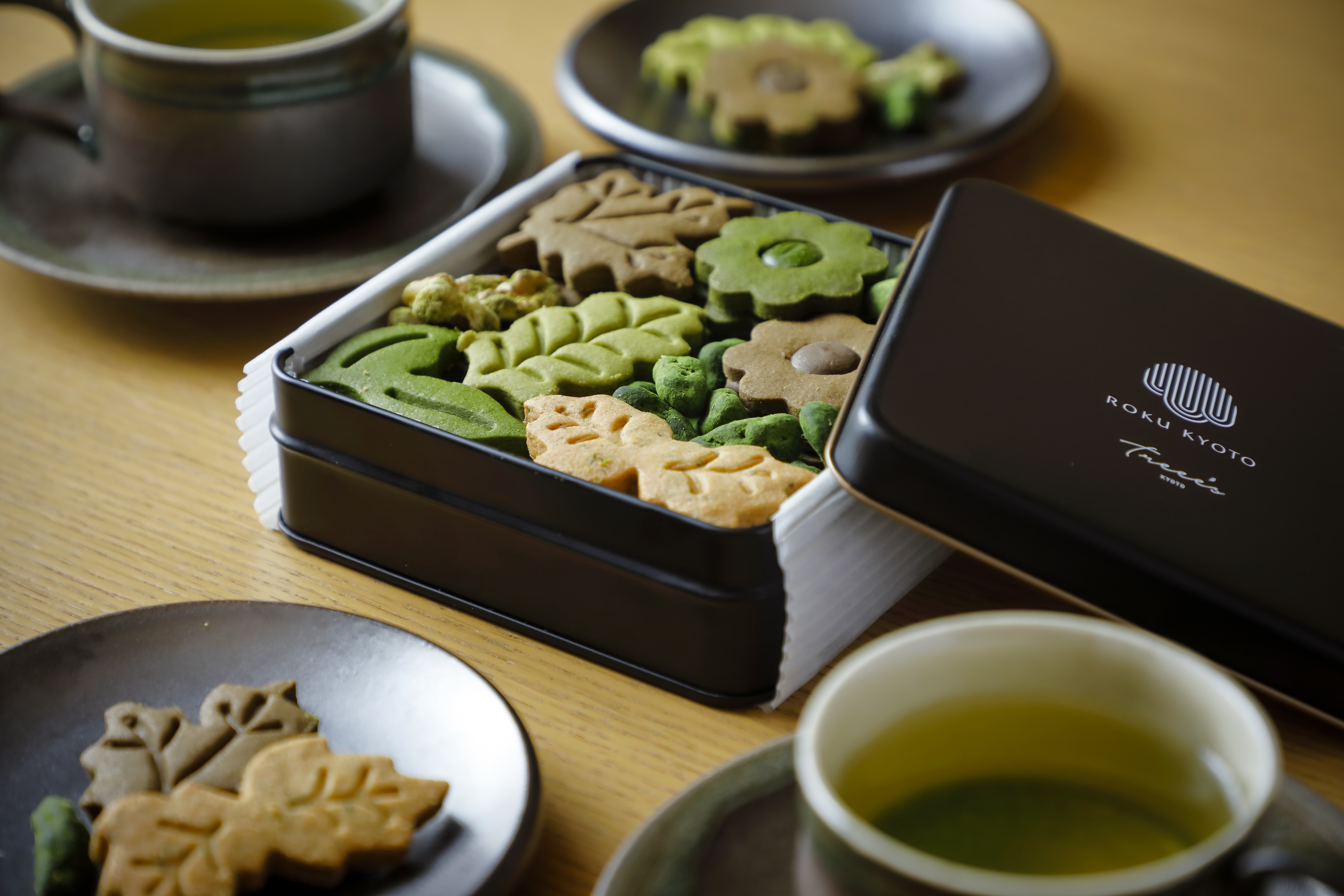 【ROKU KYOTO】お茶づくしのクッキー缶「ボタニカルクッキー＆ナッツ」12月1日(金)販売開始のサブ画像2